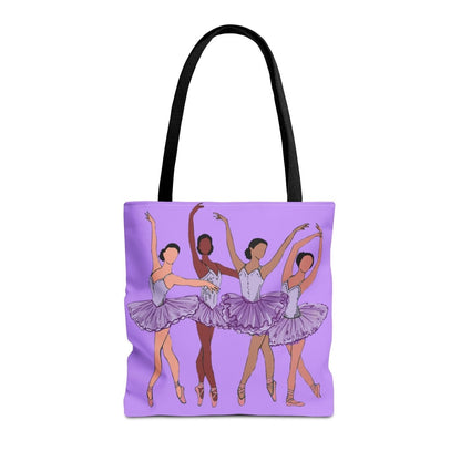 Diverse Ballerinas Tote Bag - Afrocentric Art by The Trini Gee