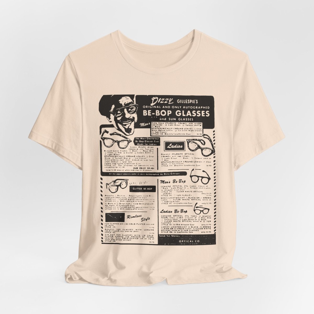 Dizzy Be - Bop Ad Shirt - Afrocentric Art by The Trini Gee