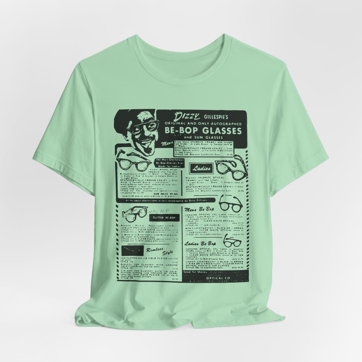 Dizzy Be - Bop Ad Shirt - Afrocentric Art by The Trini Gee