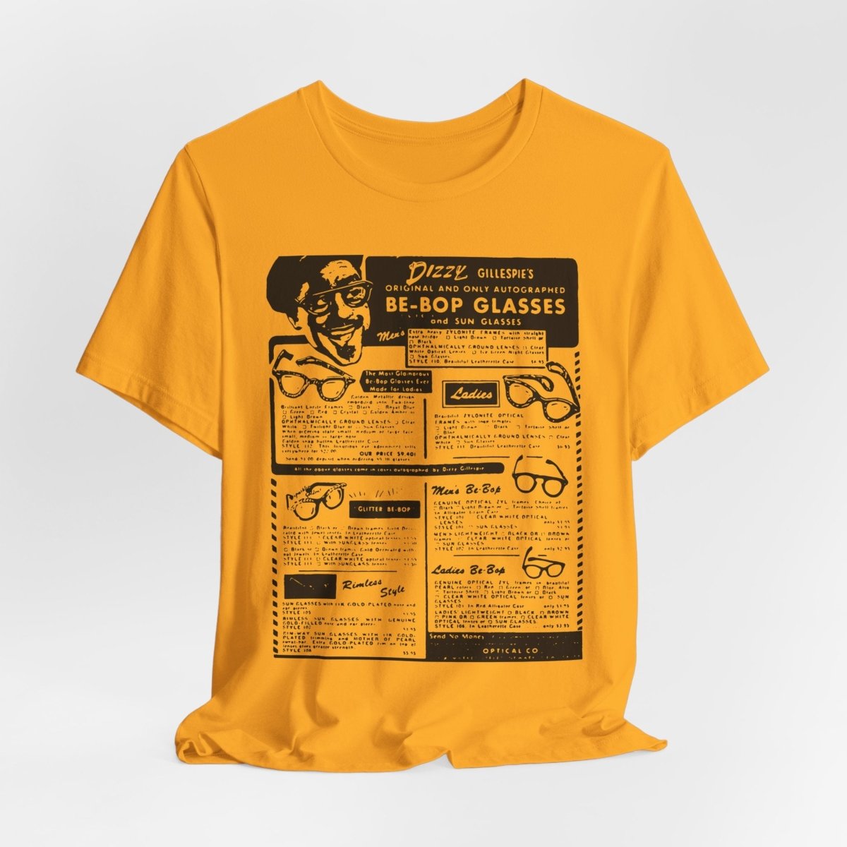 Dizzy Be - Bop Ad Shirt - Afrocentric Art by The Trini Gee