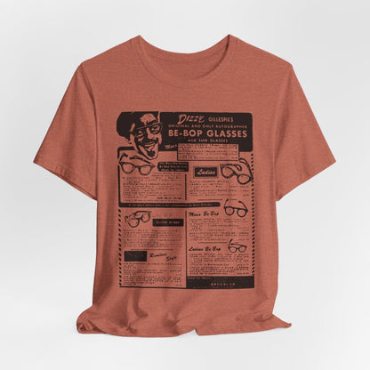 Dizzy Be - Bop Ad Shirt - Afrocentric Art by The Trini Gee