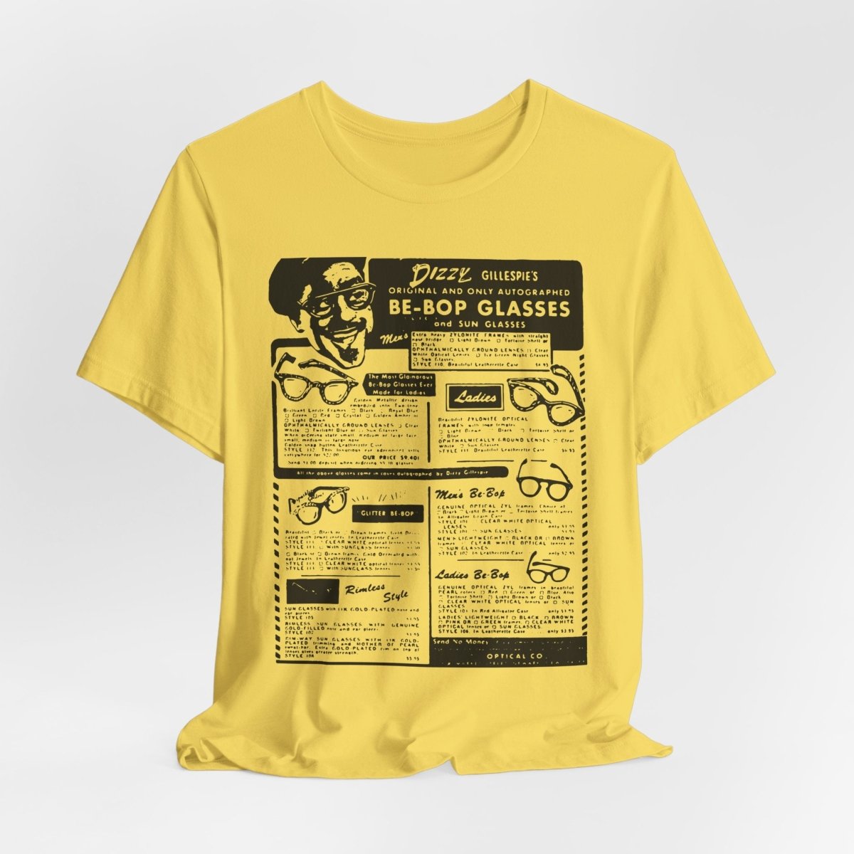 Dizzy Be - Bop Ad Shirt - Afrocentric Art by The Trini Gee