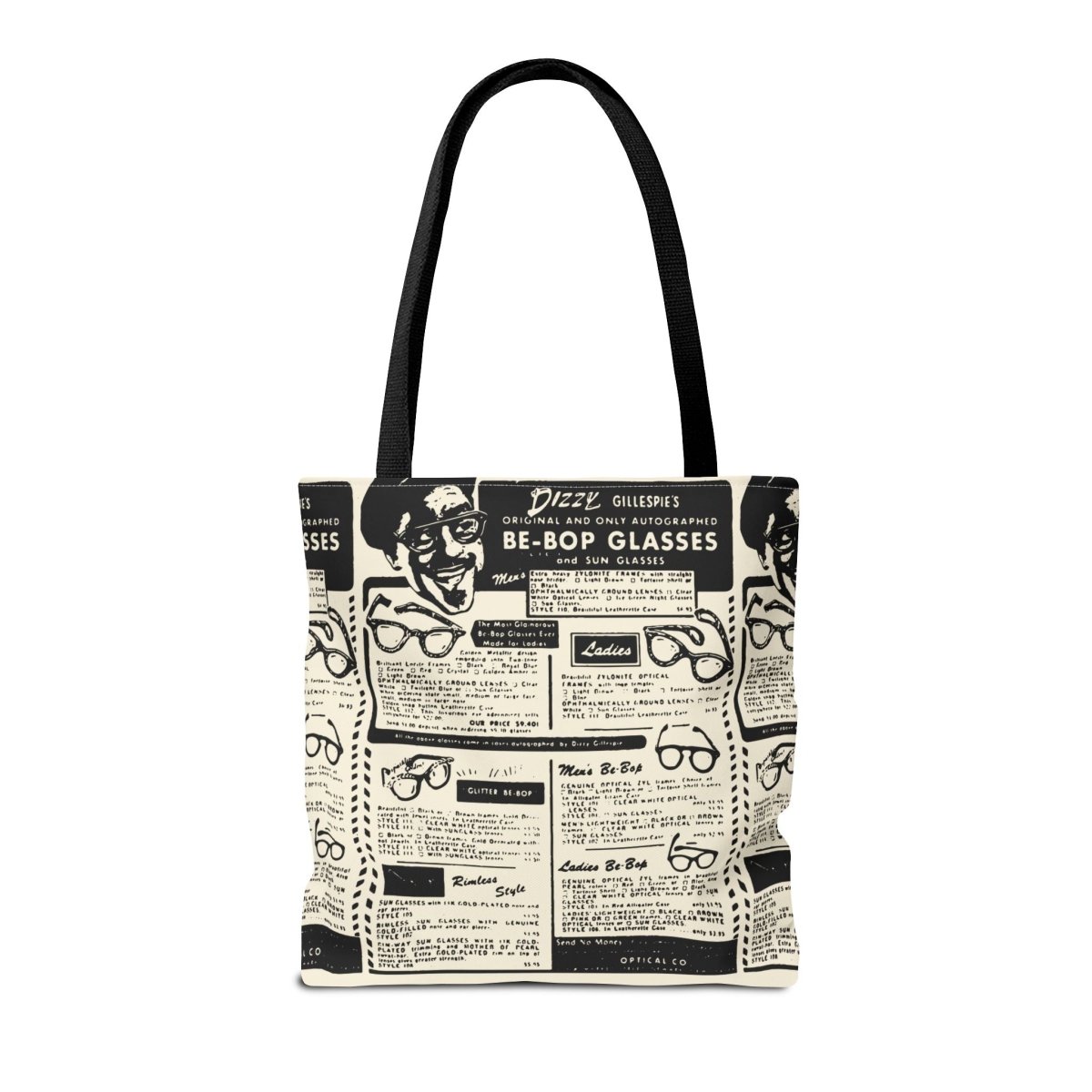 Dizzy Be - Bop Tote Bag - Afrocentric Art by The Trini Gee