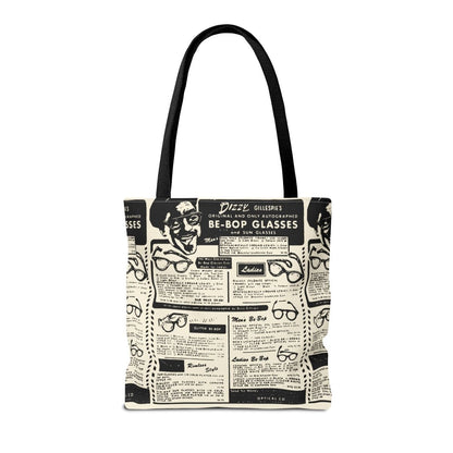 Dizzy Be - Bop Tote Bag - Afrocentric Art by The Trini Gee
