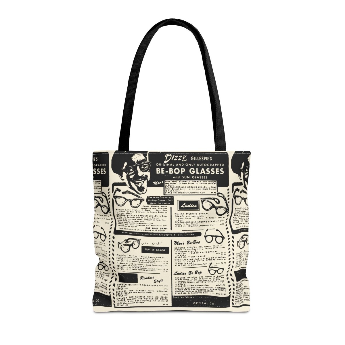Dizzy Be - Bop Tote Bag - Afrocentric Art by The Trini Gee