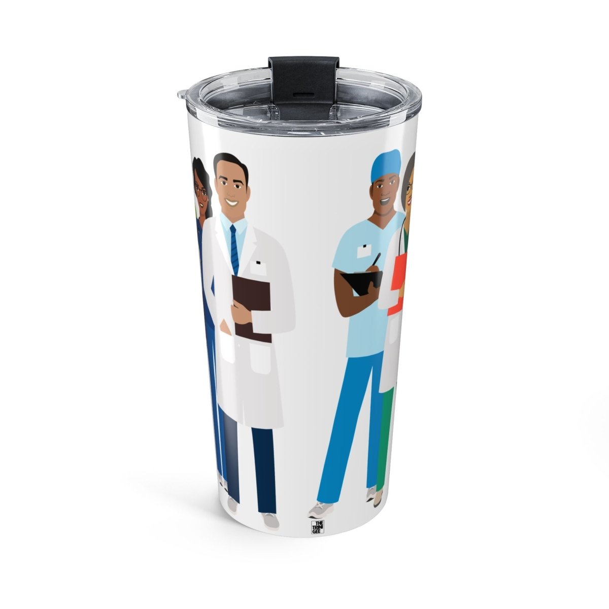 Doctors and Nurses Tumbler - Afrocentric Art by The Trini Gee