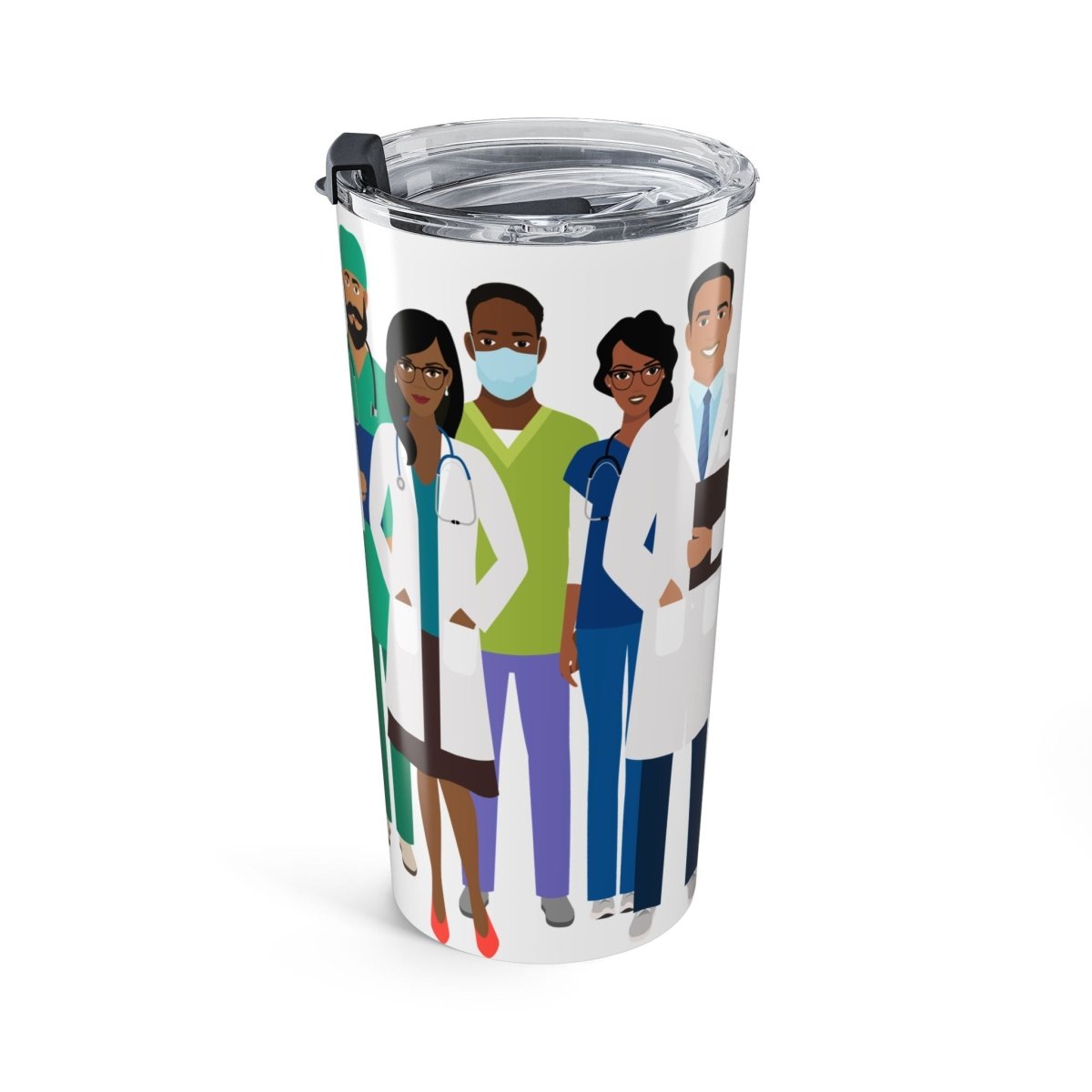 Doctors and Nurses Tumbler - Afrocentric Art by The Trini Gee