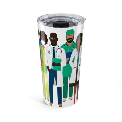 Doctors and Nurses Tumbler - Afrocentric Art by The Trini Gee