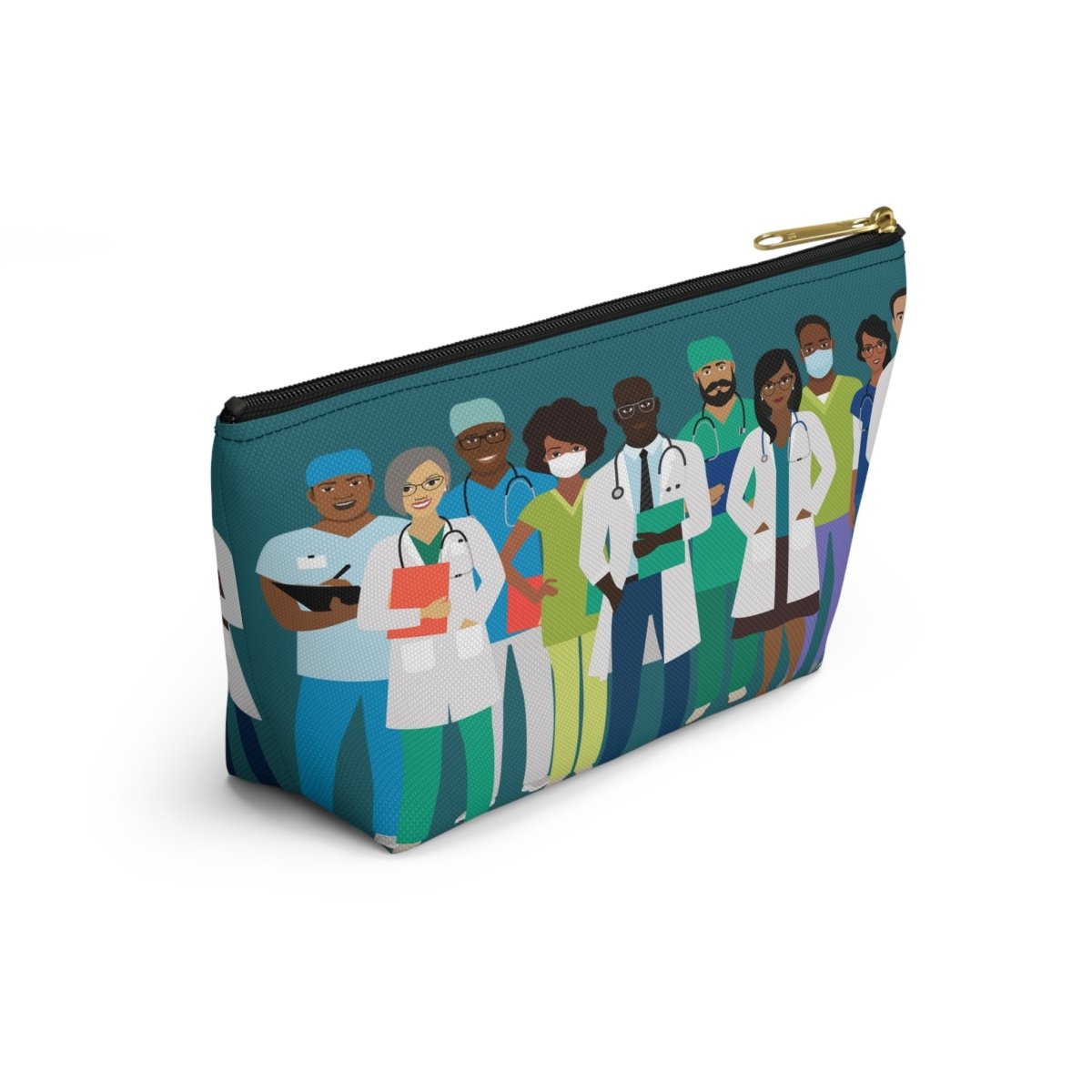Doctors Medical Professionals T - bottom Pouch - Afrocentric Art by The Trini Gee