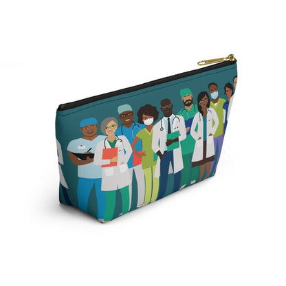 Doctors Medical Professionals T - bottom Pouch - Afrocentric Art by The Trini Gee