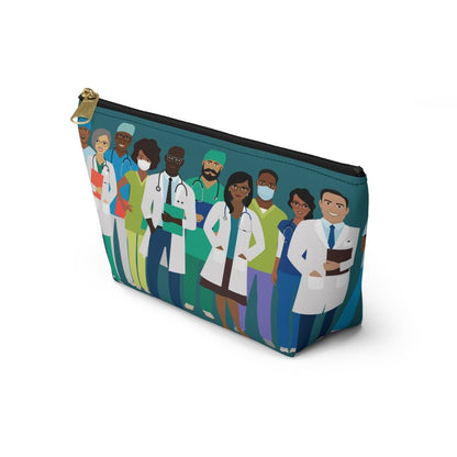 Doctors Medical Professionals T - bottom Pouch - Afrocentric Art by The Trini Gee