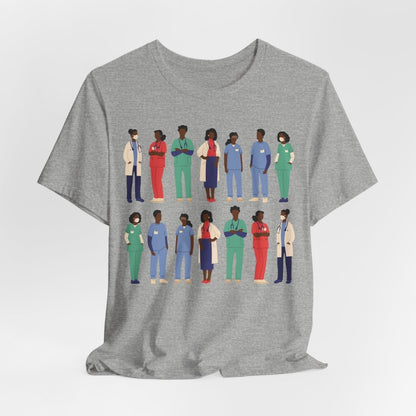 Doctors Nurses Shirt - Afrocentric Art by The Trini Gee