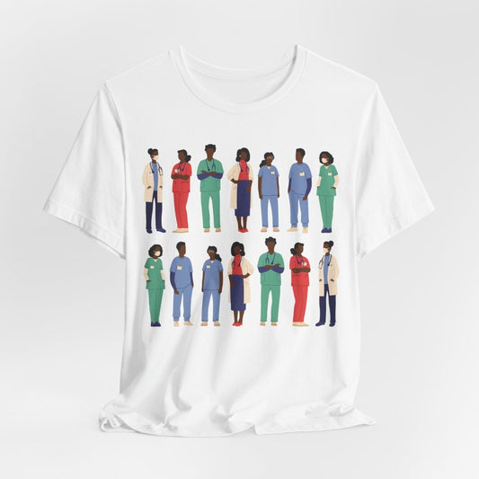 Doctors Nurses Shirt - Afrocentric Art by The Trini Gee