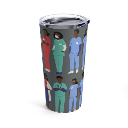 Doctors Tumbler 20oz - Afrocentric Art by The Trini Gee