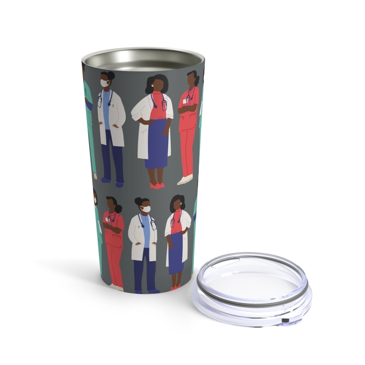 Doctors Tumbler 20oz - Afrocentric Art by The Trini Gee