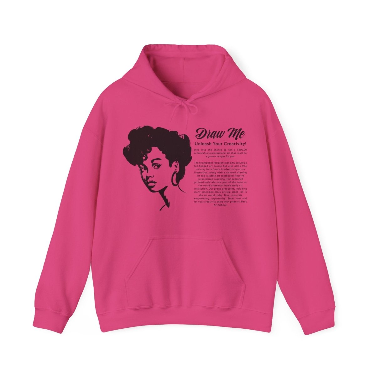 Draw Me Hoodie - Afrocentric Art by The Trini Gee