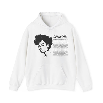 Draw Me Hoodie - Afrocentric Art by The Trini Gee