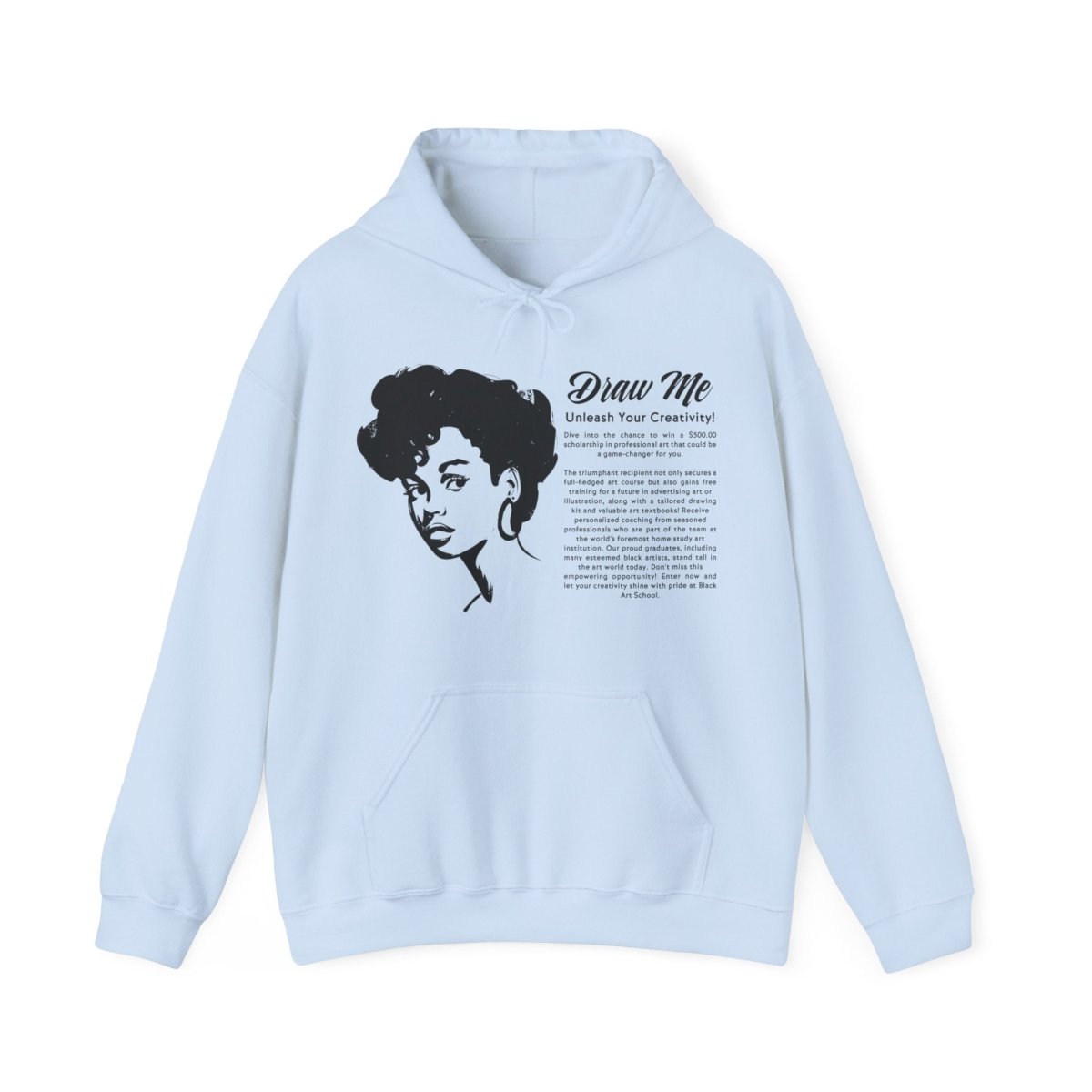 Draw Me Hoodie - Afrocentric Art by The Trini Gee