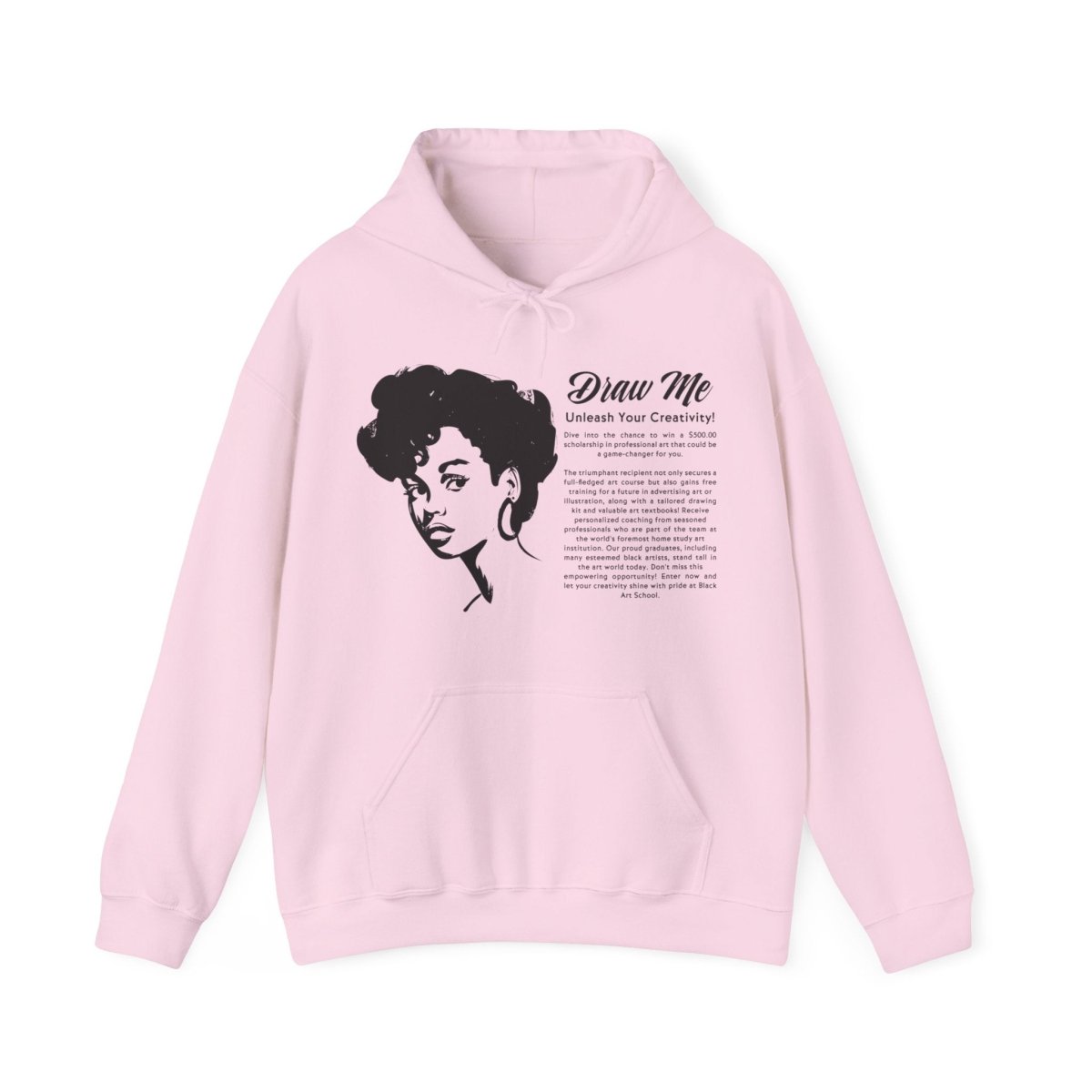 Draw Me Hoodie - Afrocentric Art by The Trini Gee