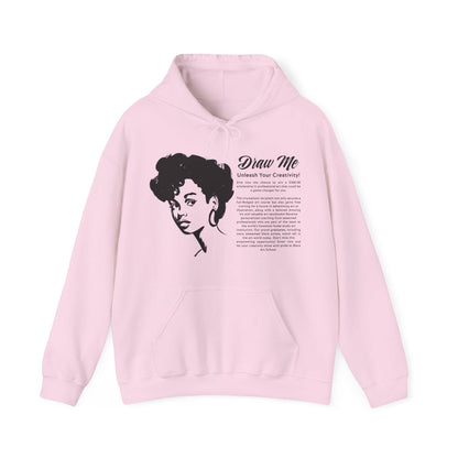 Draw Me Hoodie - Afrocentric Art by The Trini Gee