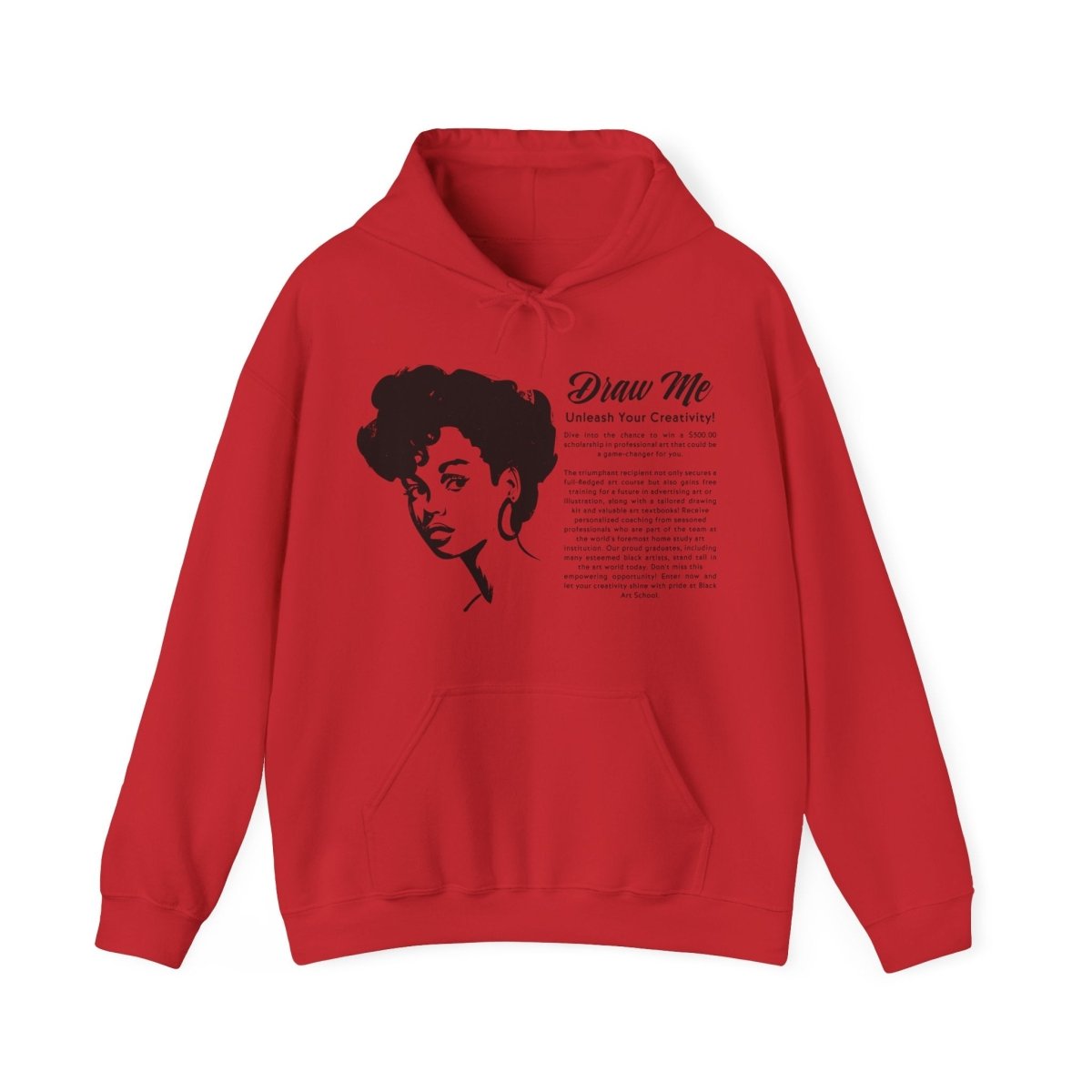 Draw Me Hoodie - Afrocentric Art by The Trini Gee