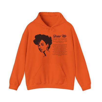 Draw Me Hoodie - Afrocentric Art by The Trini Gee