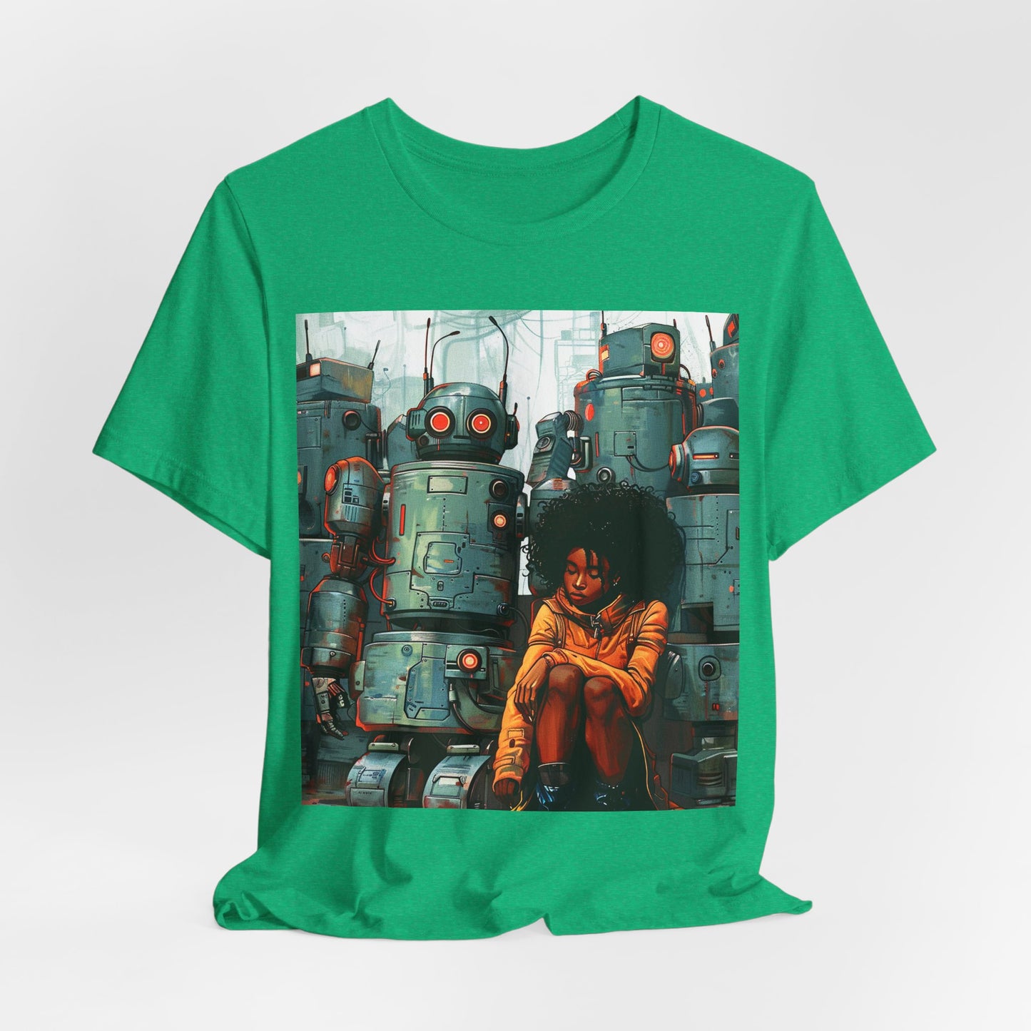 Girl with Bots Shirt