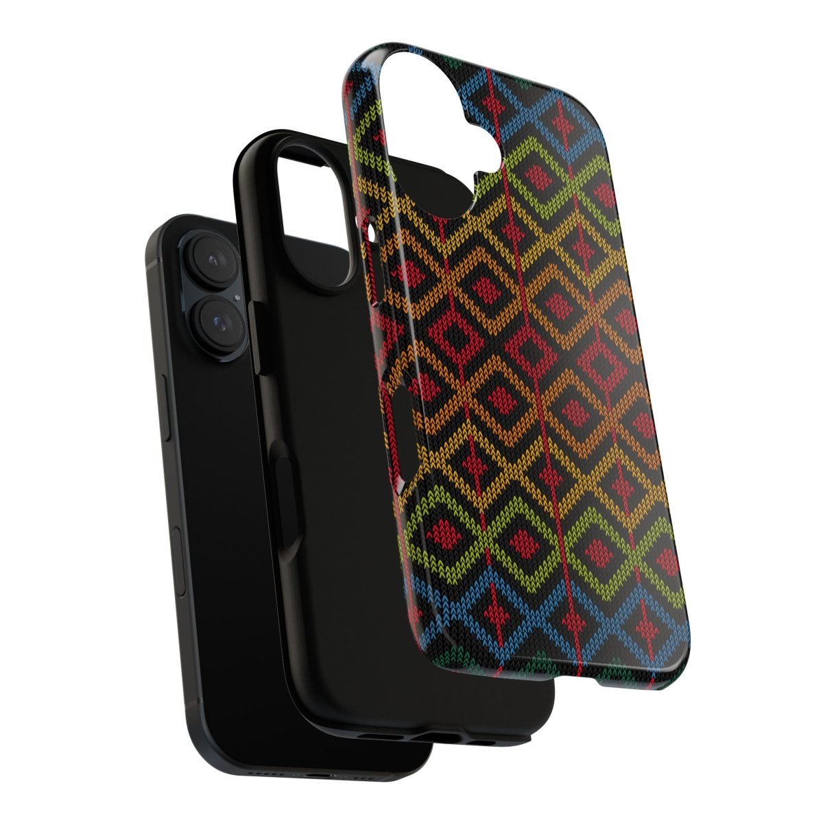 Ethnic Diamond Pattern Phone Case - Afrocentric Art by The Trini Gee