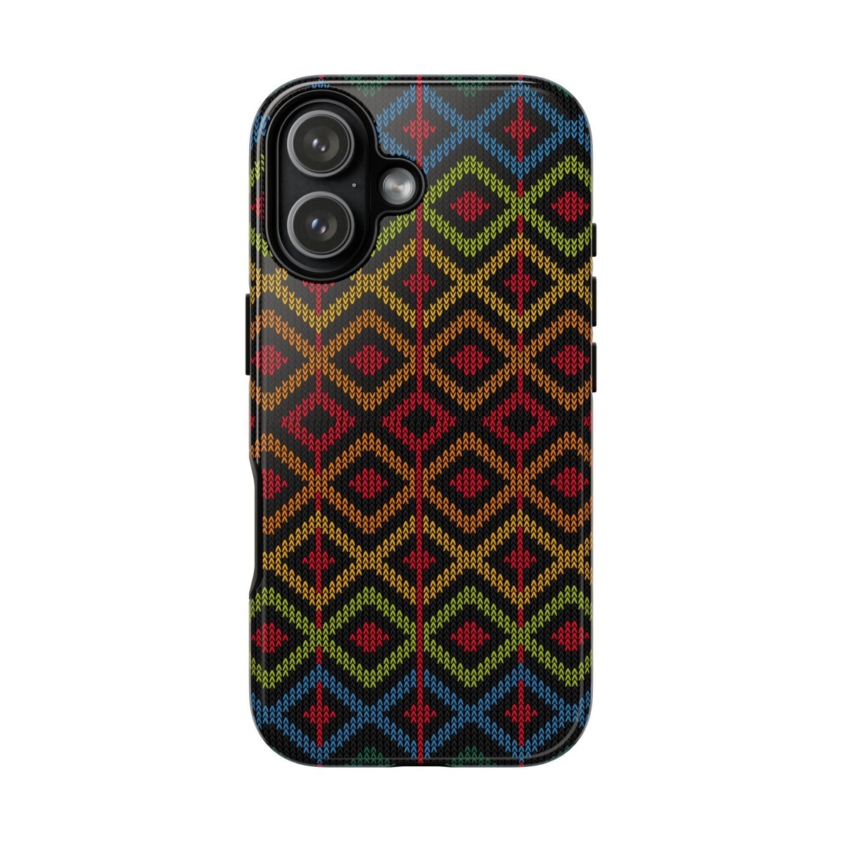 Ethnic Diamond Pattern Phone Case - Afrocentric Art by The Trini Gee