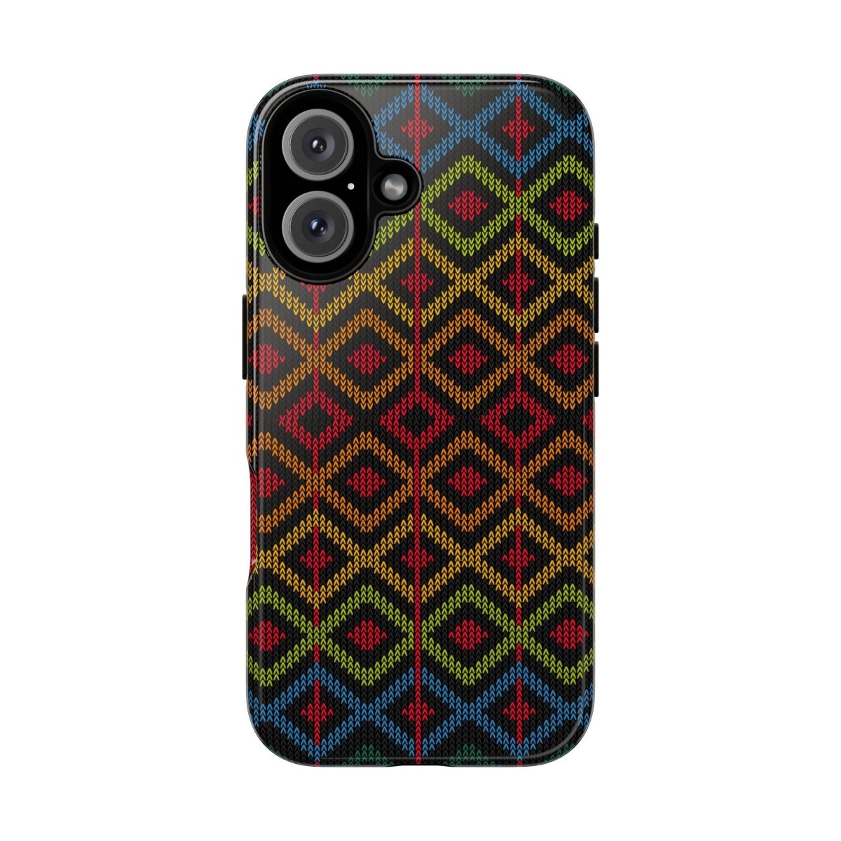 Ethnic Diamond Pattern Phone Case - Afrocentric Art by The Trini Gee