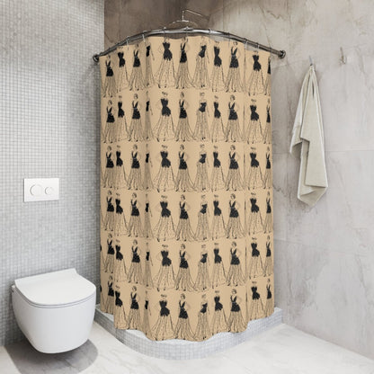 Evening Gown Shower Curtain - The Trini Gee