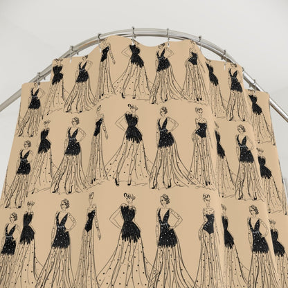 Evening Gown Shower Curtain - The Trini Gee