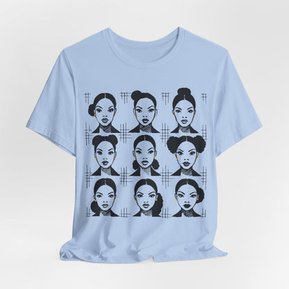 Everyday Afro Buns Shirt - Afrocentric Art by The Trini Gee