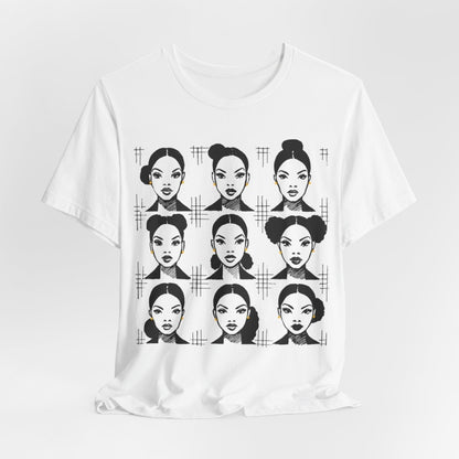 Everyday Afro Buns Shirt - Afrocentric Art by The Trini Gee