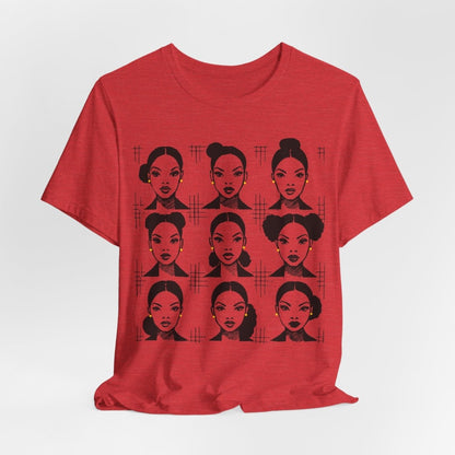 Everyday Afro Buns Shirt - Afrocentric Art by The Trini Gee