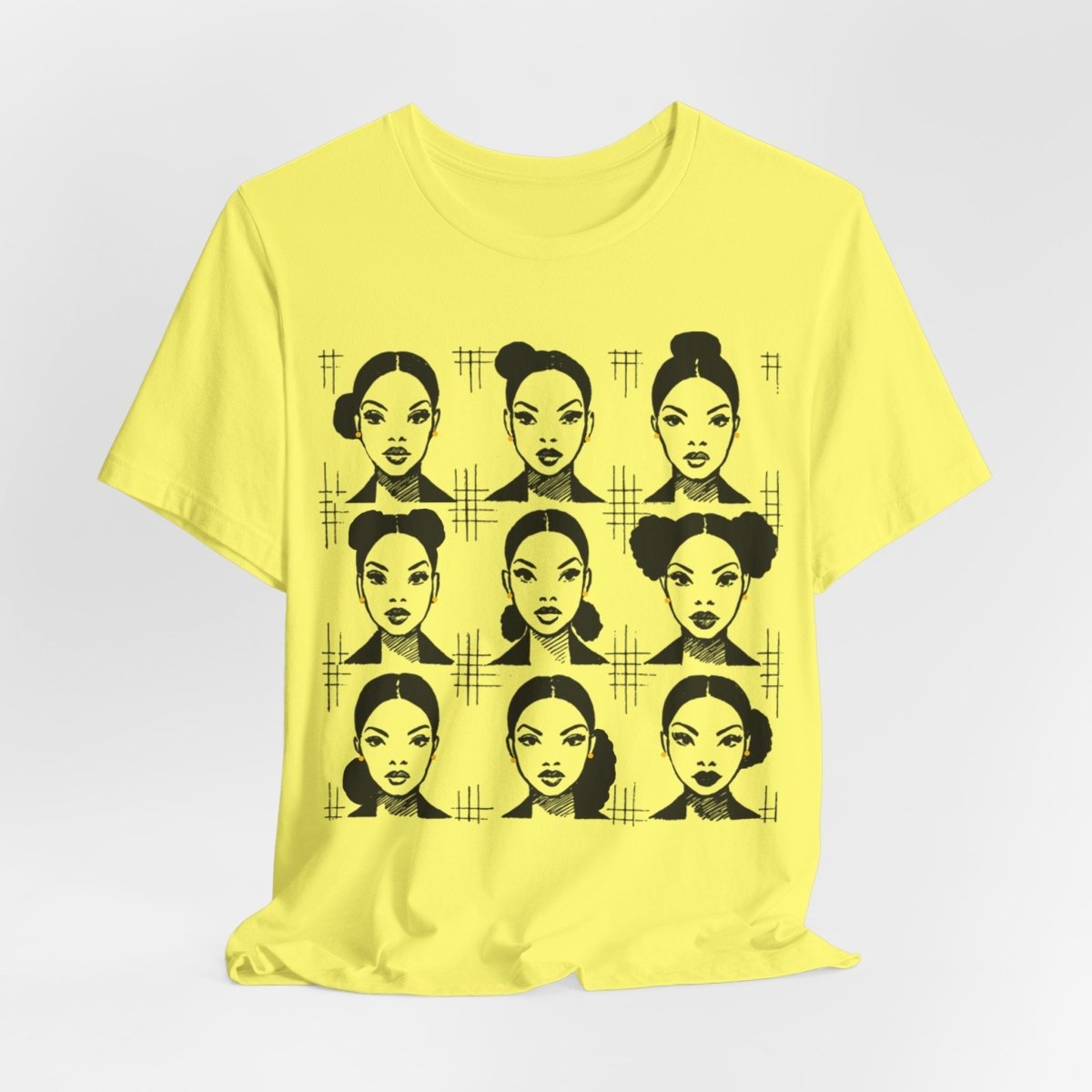 Everyday Afro Buns Shirt - Afrocentric Art by The Trini Gee
