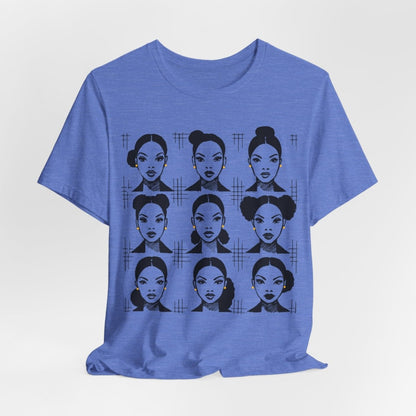 Everyday Afro Buns Shirt - Afrocentric Art by The Trini Gee