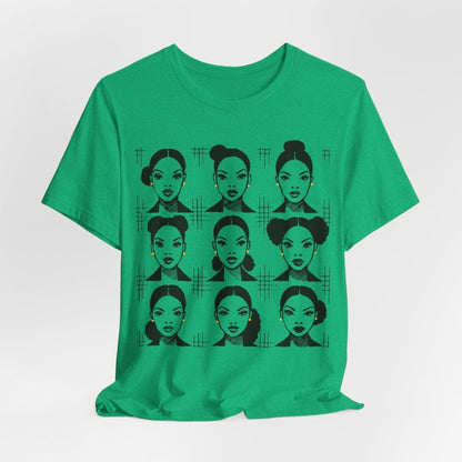 Everyday Afro Buns Shirt - Afrocentric Art by The Trini Gee