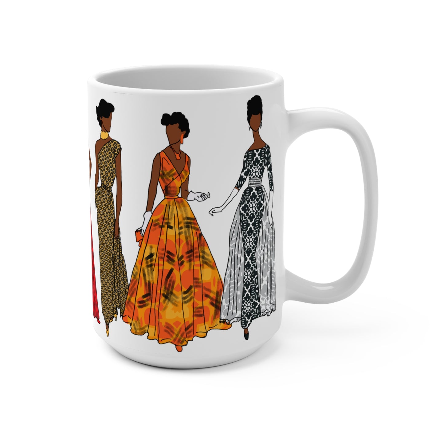 Afrocentric Vintage Fashion Mug