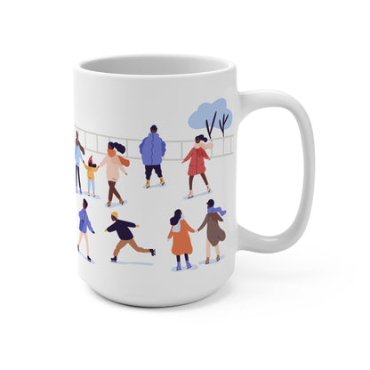 Black Ice Skaters Mug