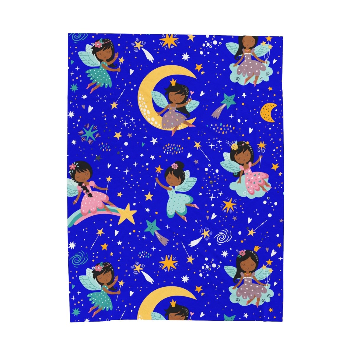 Fairies Blanket - Afrocentric Art by The Trini Gee
