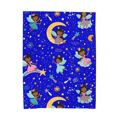 Fairies Blanket - Afrocentric Art by The Trini Gee