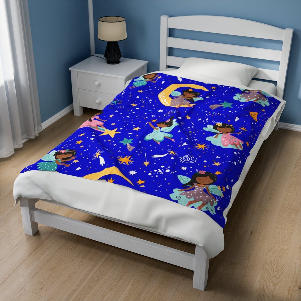 Fairies Blanket - Afrocentric Art by The Trini Gee