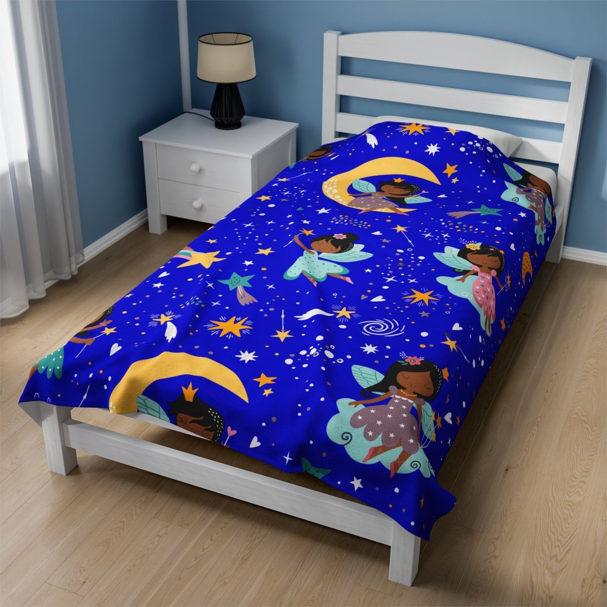 Fairies Blanket - Afrocentric Art by The Trini Gee