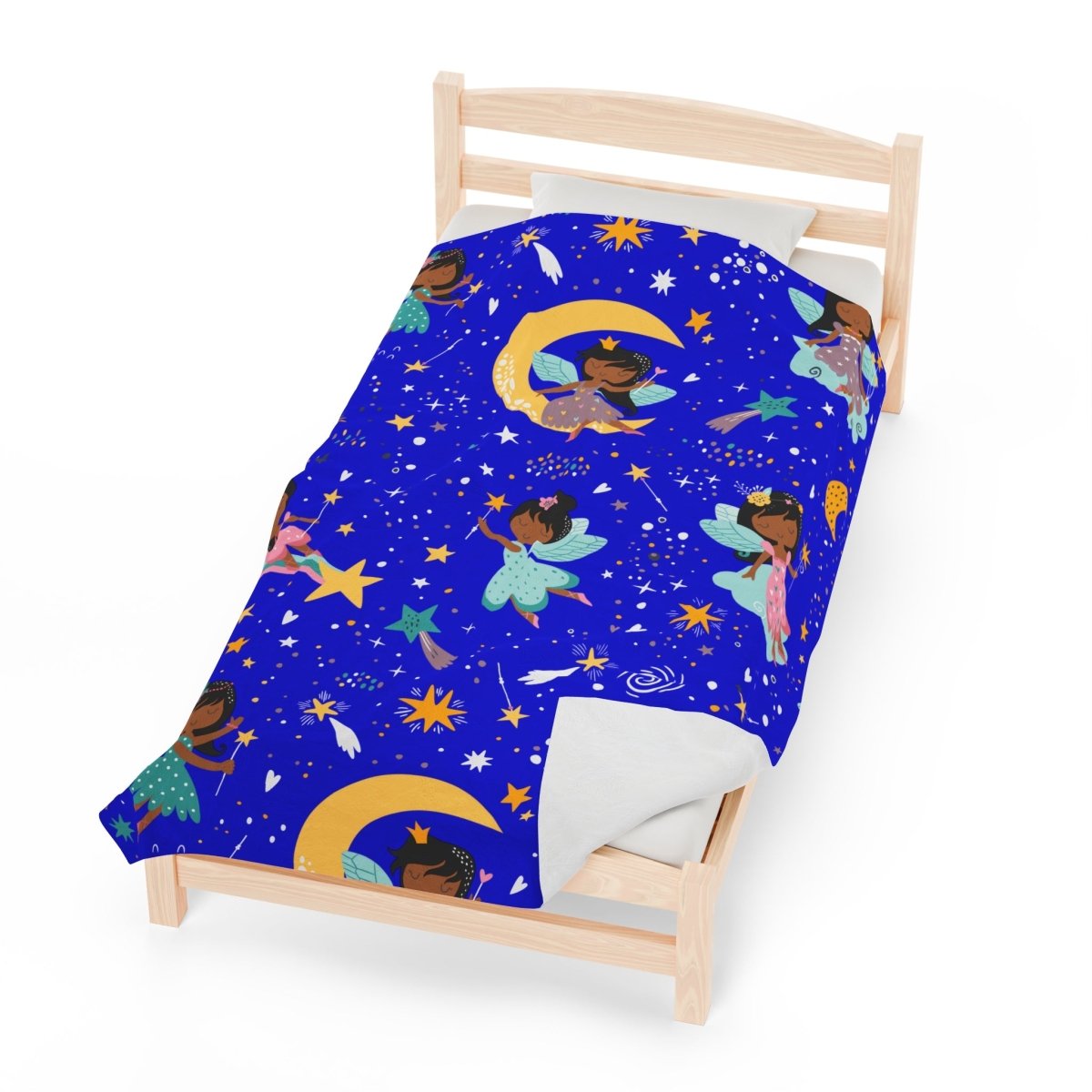 Fairies Blanket - Afrocentric Art by The Trini Gee