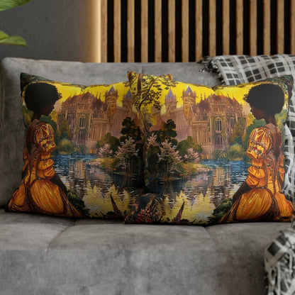 Fairy Tale Pillow - Afrocentric Art by The Trini Gee