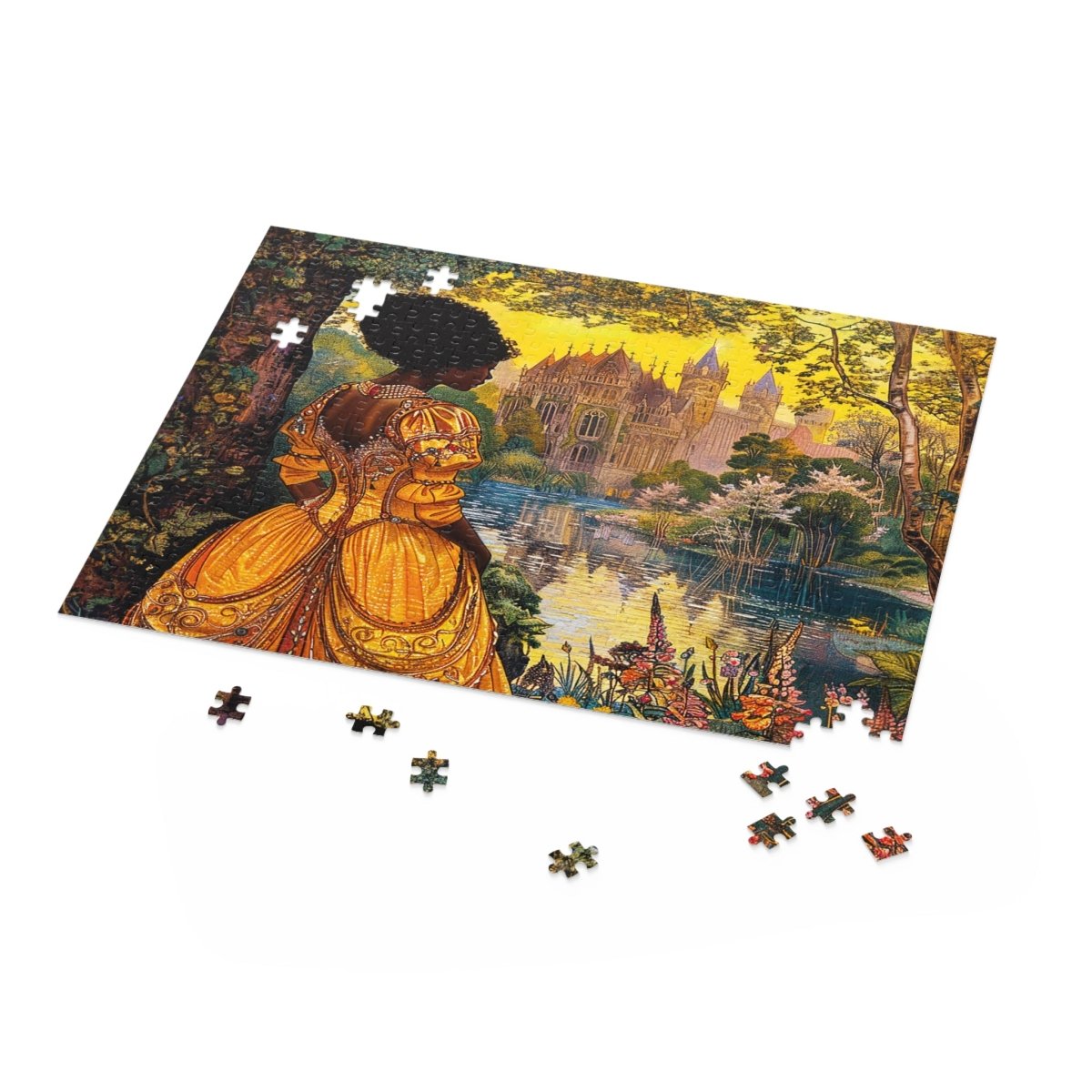Fairy Tale Puzzle - Afrocentric Art by The Trini Gee