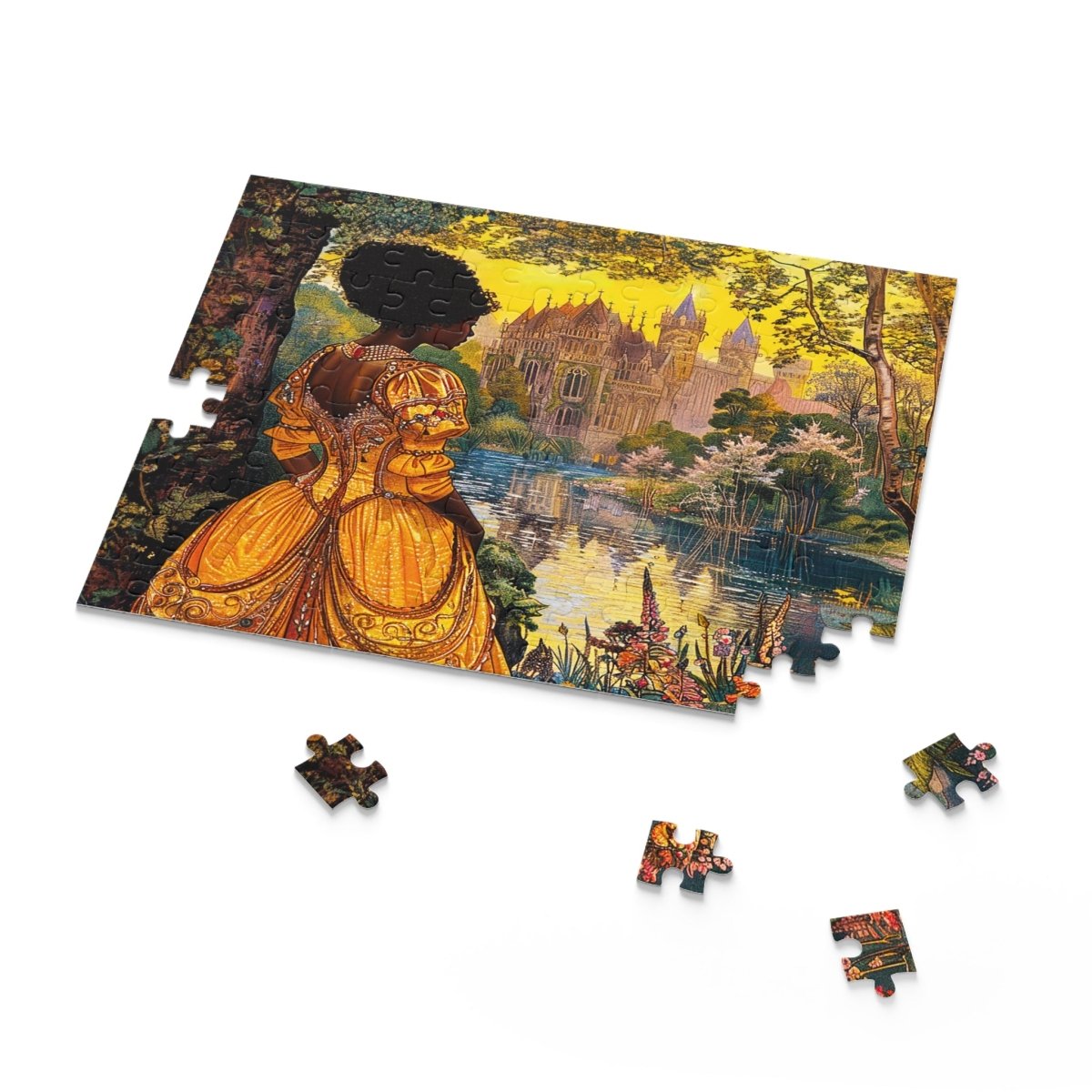 Fairy Tale Puzzle - Afrocentric Art by The Trini Gee