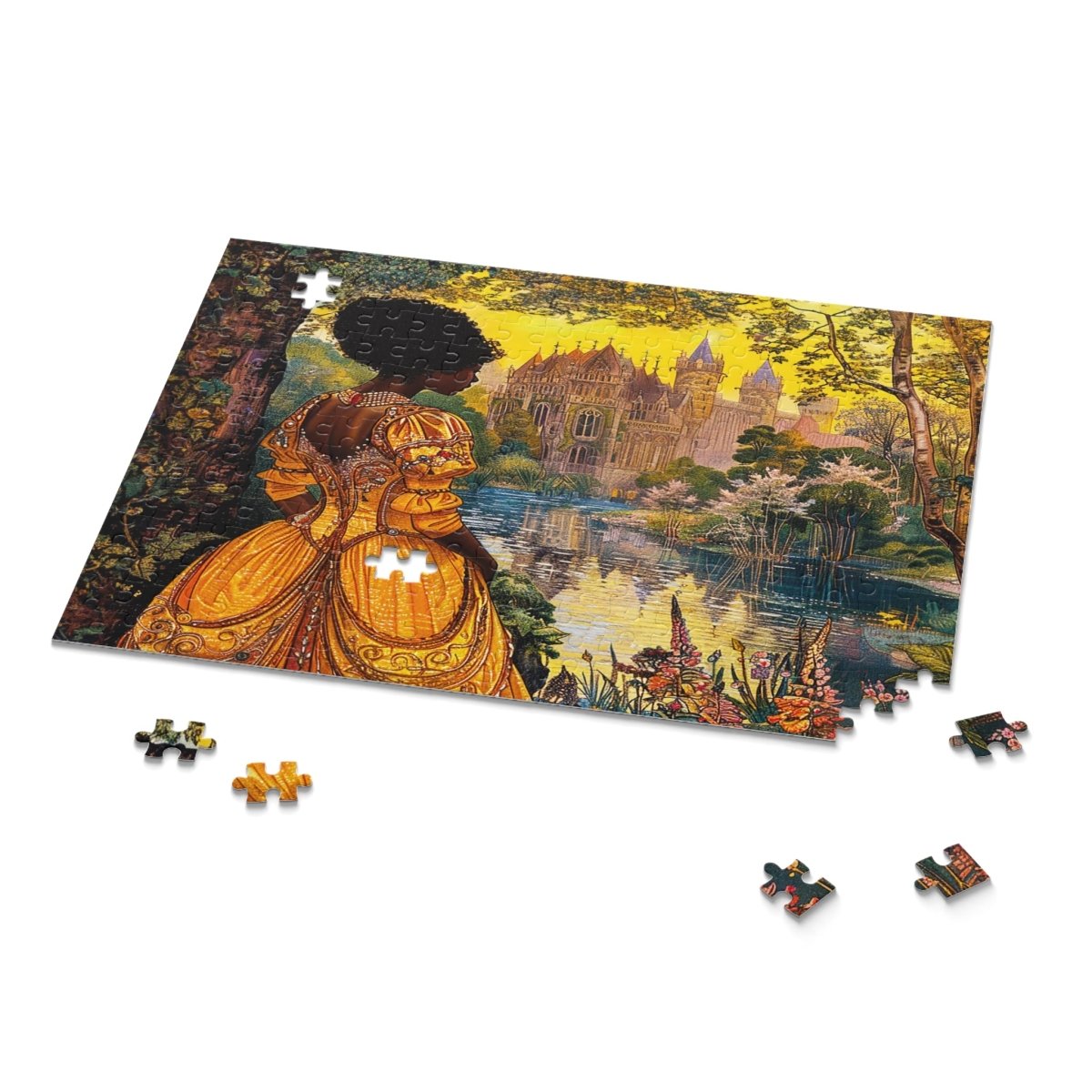 Fairy Tale Puzzle - Afrocentric Art by The Trini Gee