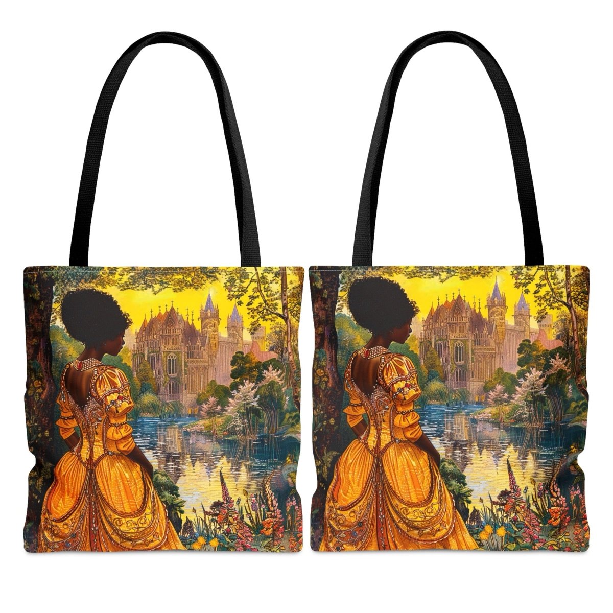 Fairy Tale Tote Bag - Afrocentric Art by The Trini Gee